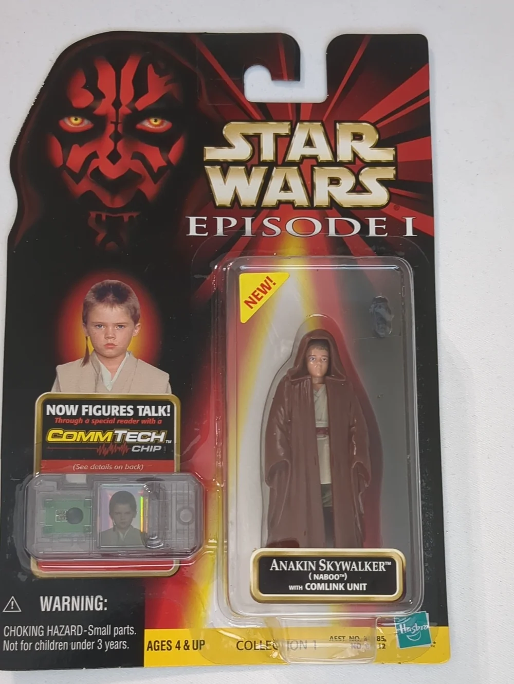 Star Wars Episode 1 Anakin Skywalker Action Figure Commtech 1999